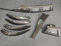 BMW F30 F31 F36 LCI INTERIOR TRIM SET - HIGH GLOSS CARBON / GLOSS BLACK ACCENT