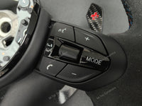 BMW F-SERIES NAPPA LEATHER TRI-STITCH / ALCANTARA / RED RING STEERING WHEEL - BMW 1 2 3 4 5 X SERIES (CUSTOM)