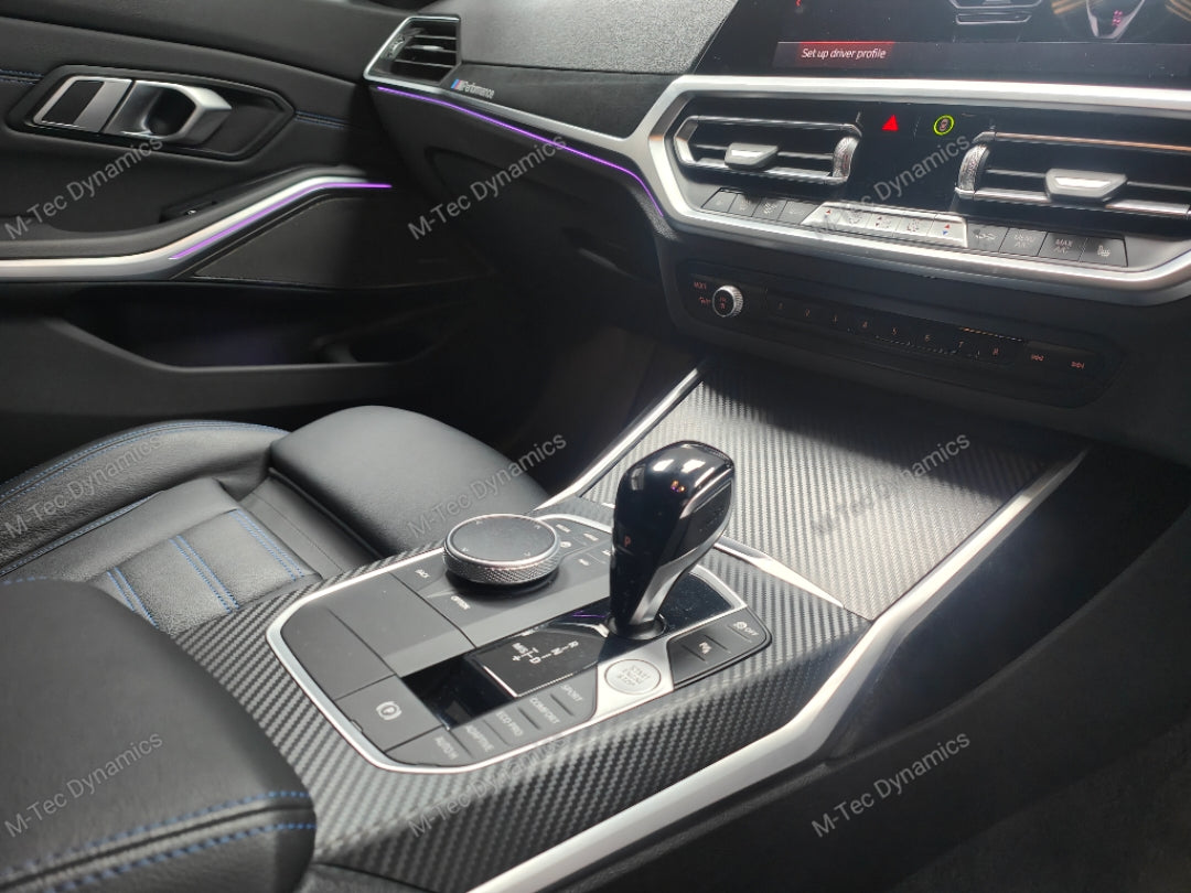 WRAPPING SERVICE - BMW G20 G21 G22 G26 GC INTERIOR TRIM SET - PERFORMANCE 3D CARBON / ALCANTARA