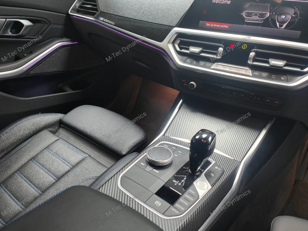 WRAPPING SERVICE - BMW G20 G21 G22 G26 GC INTERIOR TRIM SET - PERFORMANCE 3D CARBON / ALCANTARA