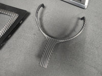 WRAPPING SERVICE - BMW F3X INTERIOR TRIM SET - 3D CARBON / ALCANTARA / SILVER ACCENT - (F30 F31 F32 F33 F36)