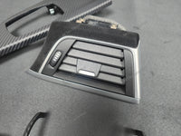 WRAPPING SERVICE - BMW F3X INTERIOR TRIM SET - 3D CARBON / ALCANTARA / SILVER ACCENT - (F30 F31 F32 F33 F36)