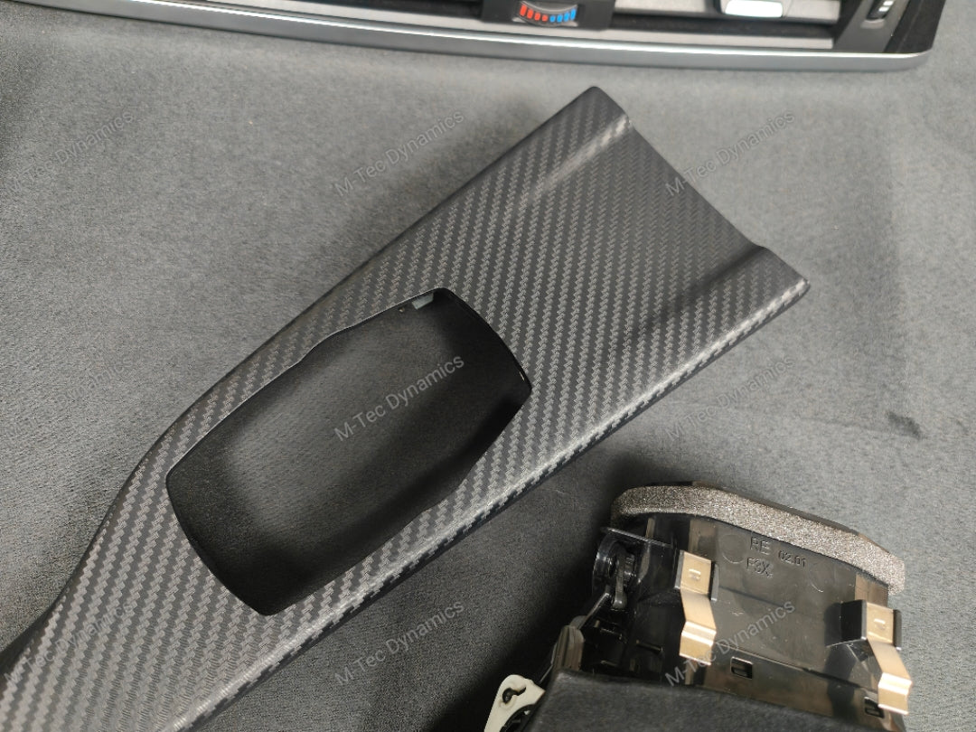 WRAPPING SERVICE - BMW F3X INTERIOR TRIM SET - 3D CARBON / ALCANTARA / SILVER ACCENT - (F30 F31 F32 F33 F36)
