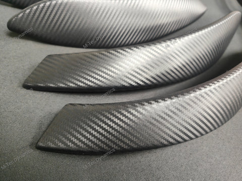 WRAPPING SERVICE - BMW F3X F8X CUSTOM INTERIOR TRIM SET - ALCANTARA / SILVER / 4D CARBON
