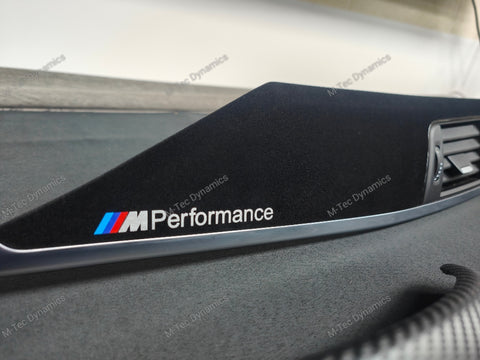 WRAPPING SERVICE - BMW F3X F8X CUSTOM INTERIOR TRIM SET - ALCANTARA / SILVER / 4D CARBON