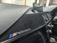 WRAPPING SERVICE - BMW F3X INTERIOR TRIM SET - 3D CARBON / ALCANTARA / SILVER ACCENT - (F30 F31 F32 F33 F36)