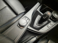 WRAPPING SERVICE - BMW F3X INTERIOR TRIM SET - 3D CARBON / ALCANTARA / SILVER ACCENT - (F30 F31 F32 F33 F36)