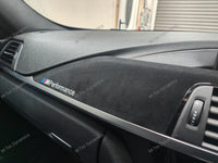WRAPPING SERVICE - BMW F3X INTERIOR TRIM SET - 3D CARBON / ALCANTARA / SILVER ACCENT - (F30 F31 F32 F33 F36)