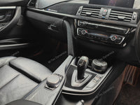 WRAPPING SERVICE - BMW F3X INTERIOR TRIM SET - 3D CARBON / ALCANTARA / SILVER ACCENT - (F30 F31 F32 F33 F36)