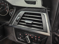 WRAPPING SERVICE - BMW F3X INTERIOR TRIM SET - 3D CARBON / ALCANTARA / SILVER ACCENT - (F30 F31 F32 F33 F36)