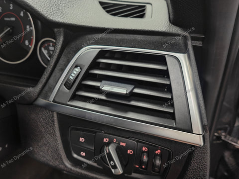 WRAPPING SERVICE - BMW F3X F8X CUSTOM INTERIOR TRIM SET - ALCANTARA / SILVER / 4D CARBON