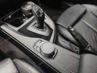 WRAPPING SERVICE - BMW F3X INTERIOR TRIM SET - 3D CARBON / ALCANTARA / SILVER ACCENT - (F30 F31 F32 F33 F36)