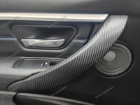 WRAPPING SERVICE - BMW F3X INTERIOR TRIM SET - 3D CARBON / ALCANTARA / SILVER ACCENT - (F30 F31 F32 F33 F36)