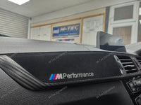 WRAPPING SERVICE - BMW F20 F21 F22 F23 LCI-2 PERFORMANCE STYLE INTERIOR TRIM SET - TEXTURED CARBON