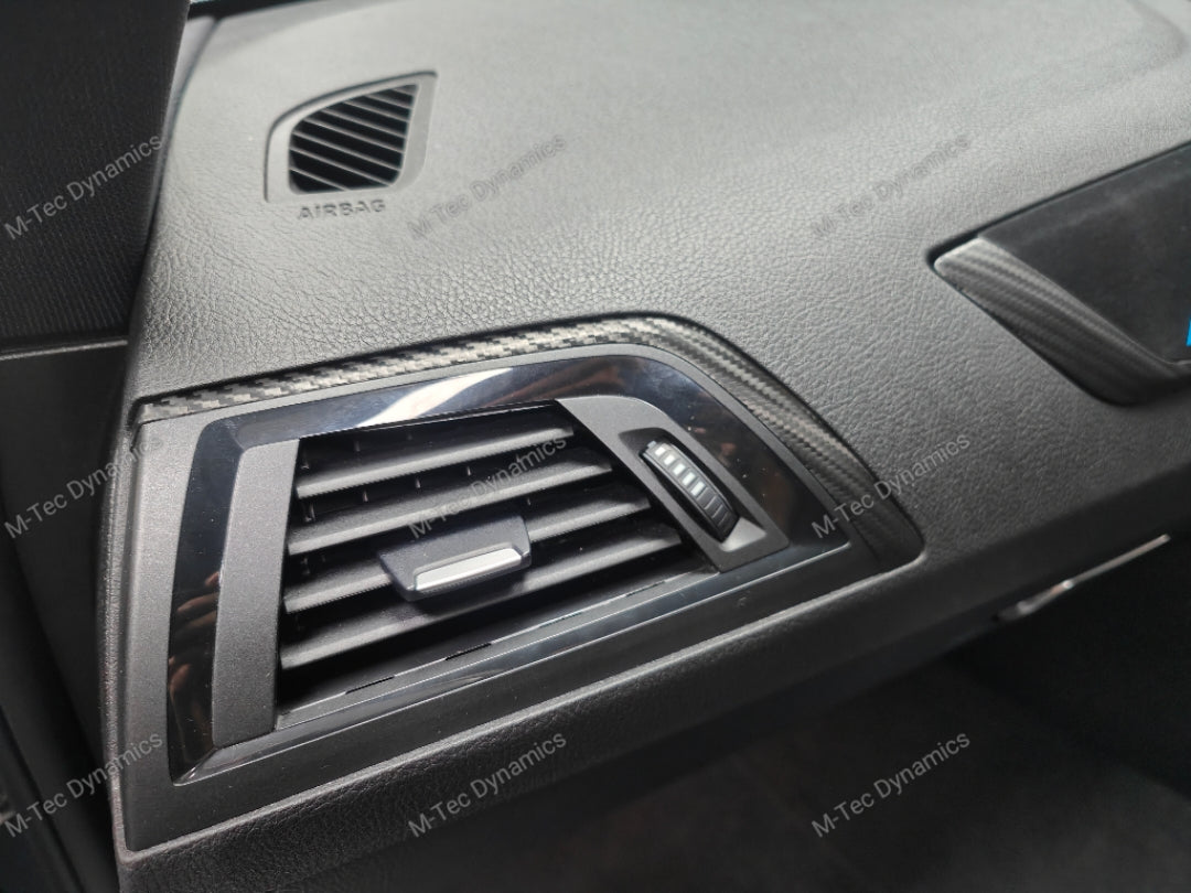 WRAPPING SERVICE - BMW F20 F21 F22 F23 LCI-2 PERFORMANCE STYLE INTERIOR TRIM SET - TEXTURED CARBON
