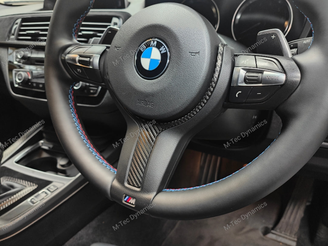 WRAPPING SERVICE - BMW F20 F21 F22 F23 LCI-2 PERFORMANCE STYLE INTERIOR TRIM SET - TEXTURED CARBON