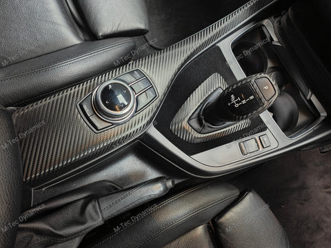 BMW F20 F21 F22 F23 LCI-2 PERFORMANCE STYLE INTERIOR TRIM SET - DEEP TEXTURED GLOSSY CARBON (MTD-TEX) - WRAPPING SERVICE