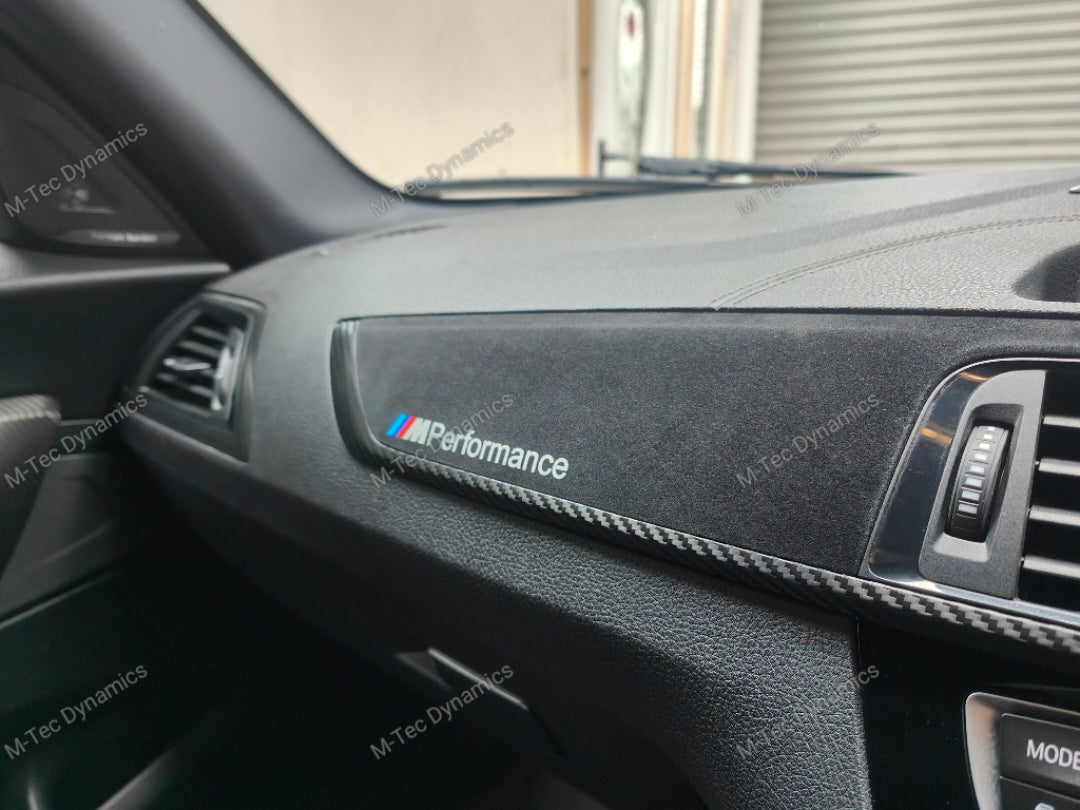 WRAPPING SERVICE - BMW F20 F21 F22 F23 LCI-2 PERFORMANCE STYLE INTERIOR TRIM SET - TEXTURED CARBON