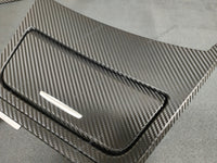 BMW E81 E82 INTERIOR TRIM SET - DEEP TEXTURED GLOSSY BLACK CARBON (MTD-TEX)