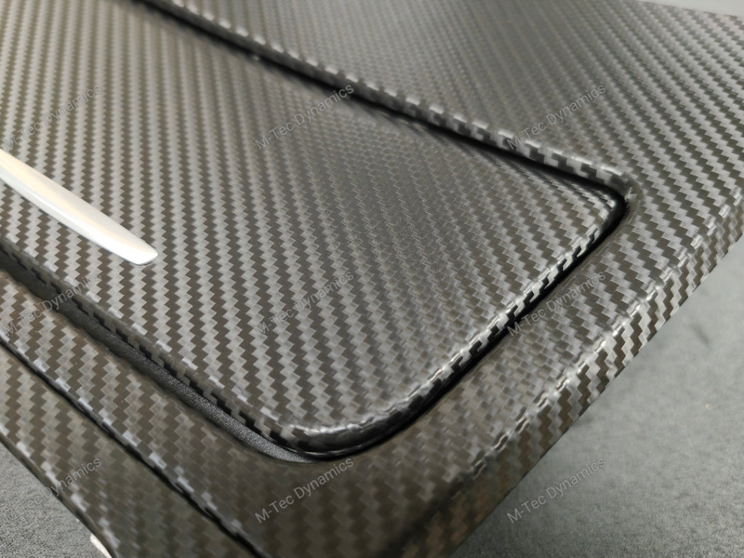 BMW E81 E82 INTERIOR TRIM SET - DEEP TEXTURED GLOSSY BLACK CARBON (MTD-TEX)