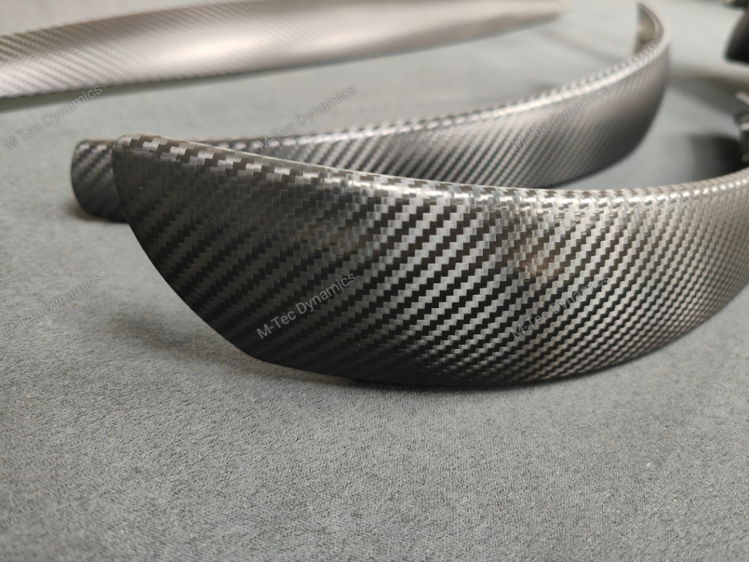 BMW E81 E82 INTERIOR TRIM SET - DEEP TEXTURED GLOSSY BLACK CARBON (MTD-TEX)