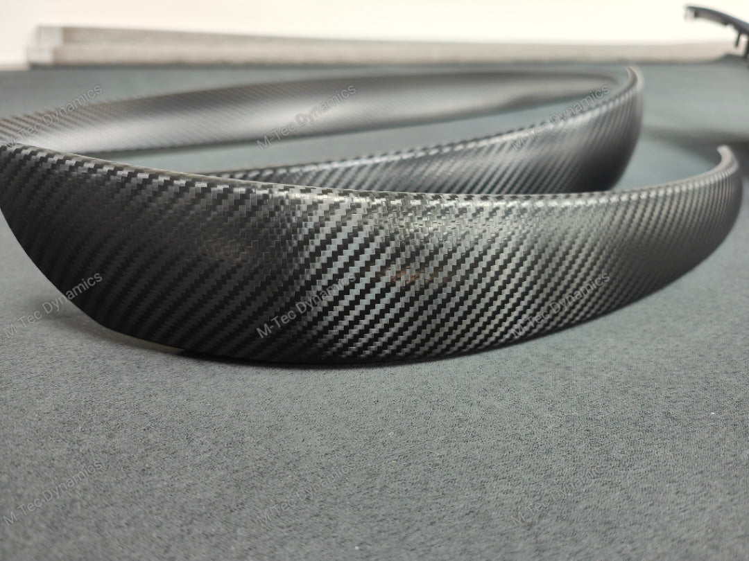 BMW E81 E82 INTERIOR TRIM SET - DEEP TEXTURED GLOSSY BLACK CARBON (MTD-TEX)