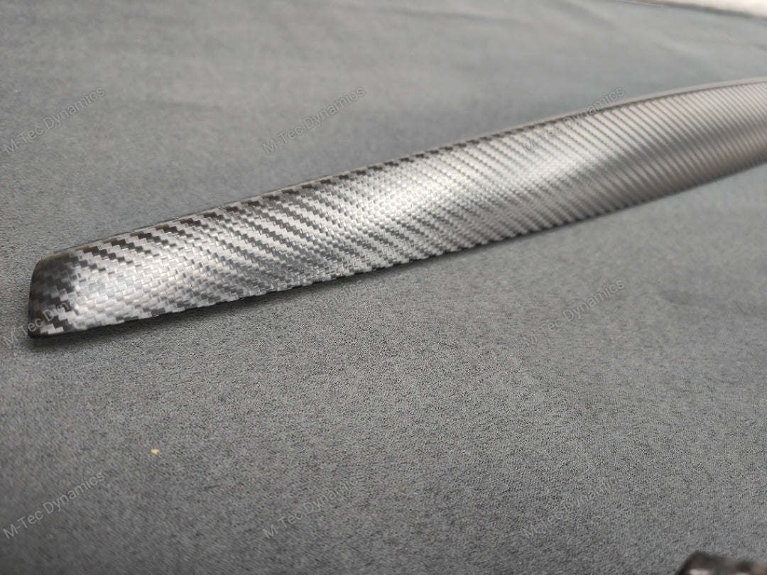 BMW E81 E82 INTERIOR TRIM SET - DEEP TEXTURED GLOSSY BLACK CARBON (MTD-TEX)
