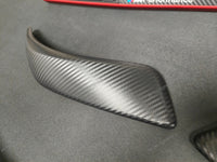 BMW F21 F22 INTERIOR TRIM SET - 3D CARBON / OEM RED ACCENT