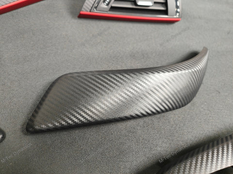 BMW F21 F22 INTERIOR TRIM SET - 3D CARBON / OEM RED ACCENT (#26)