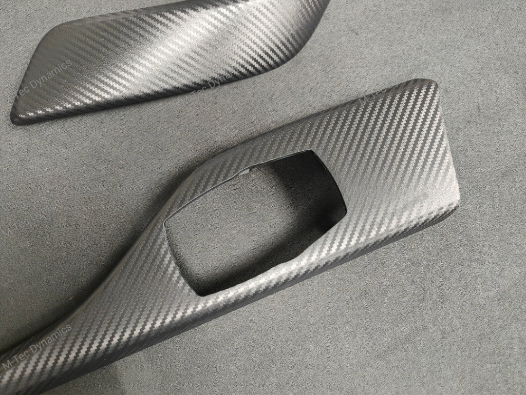 BMW F21 F22 INTERIOR TRIM SET - 3D CARBON / OEM RED ACCENT
