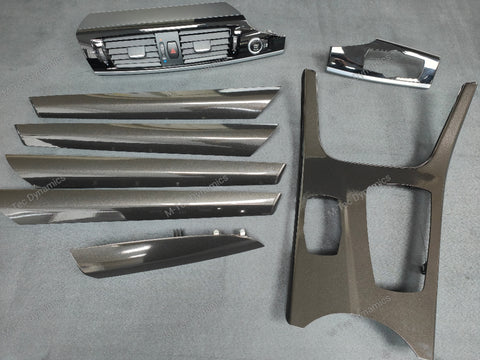 BMW X3 F25 INTERIOR TRIM SET - METALLIC BLACK
