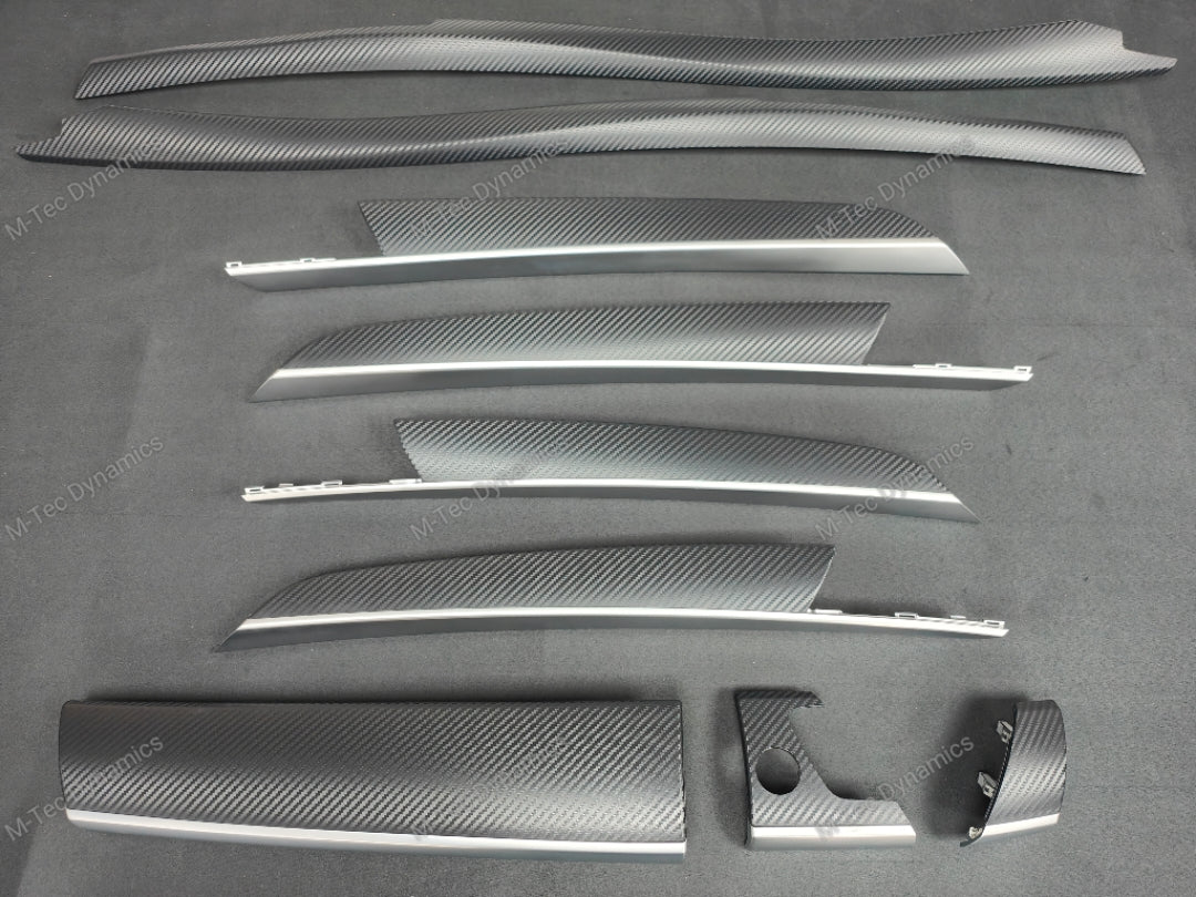 BMW X5 E70 INTERIOR TRIM SET - BLACK 3D CARBON