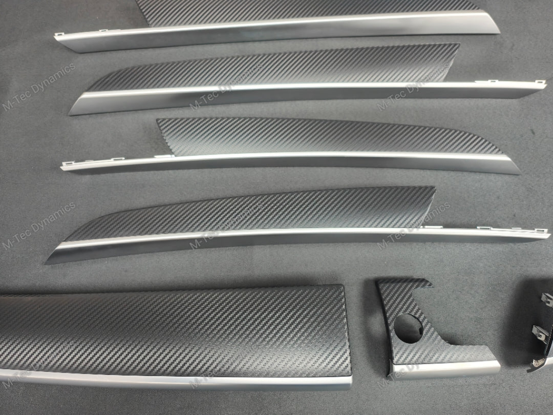 BMW X5 E70 INTERIOR TRIM SET - BLACK 3D CARBON