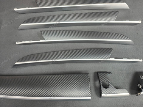 BMW X5 E70 INTERIOR TRIM SET - BLACK 3D CARBON