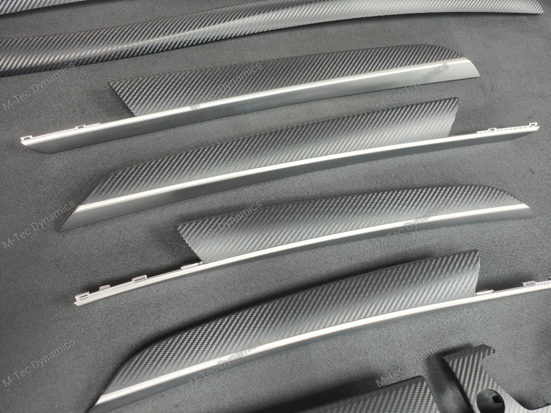 BMW X5 E70 INTERIOR TRIM SET - BLACK 3D CARBON