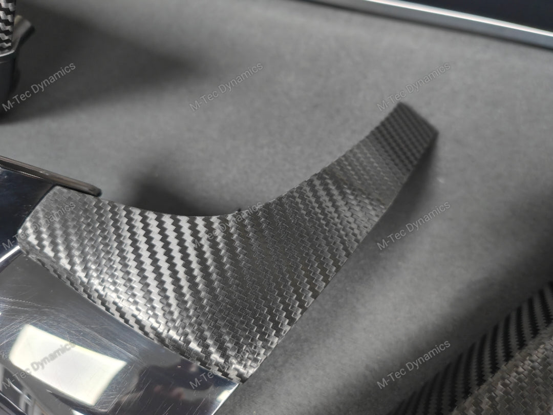 BMW X5 F15 INTERIOR TRIM SET - DEEP TEXTURED GLOSSY BLACK CARBON (MTD-TEX)