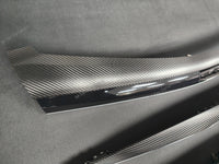 BMW X5 F15 INTERIOR TRIM SET - DEEP TEXTURED GLOSSY BLACK CARBON (MTD-TEX)