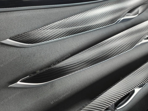 BMW X5 F15 INTERIOR TRIM SET - DEEP TEXTURED GLOSSY BLACK CARBON (MTD-TEX)