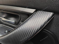 WRAPPING SERVICE - BMW F3X INTERIOR TRIM SET - 3D CARBON / BLUE ACCENT (F30 F31 F32 F33 F36)
