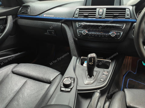 WRAPPING SERVICE - BMW F3X INTERIOR TRIM SET - 3D CARBON - F30 F31 F32 F33 F34 F36
