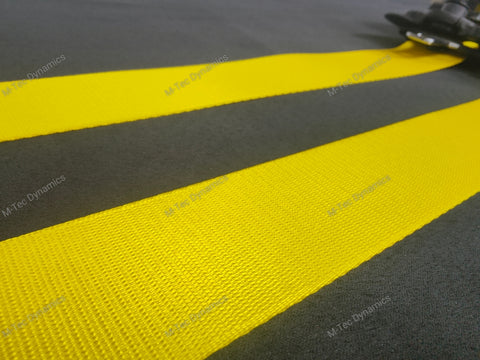 BMW YELLOW SEAT BELT WEBBING - SPEED YELLOW