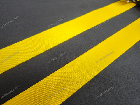 BMW YELLOW SEAT BELT WEBBING - SPEED YELLOW