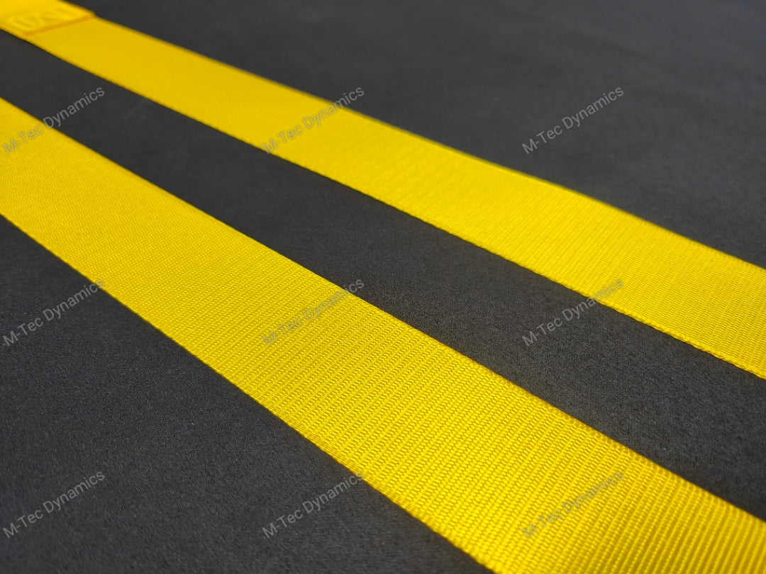 BMW YELLOW SEAT BELT WEBBING - SPEED YELLOW