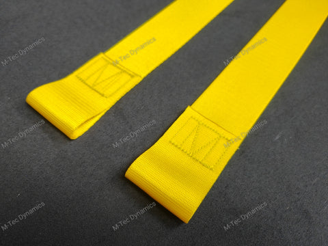 BMW YELLOW SEAT BELT WEBBING - SPEED YELLOW