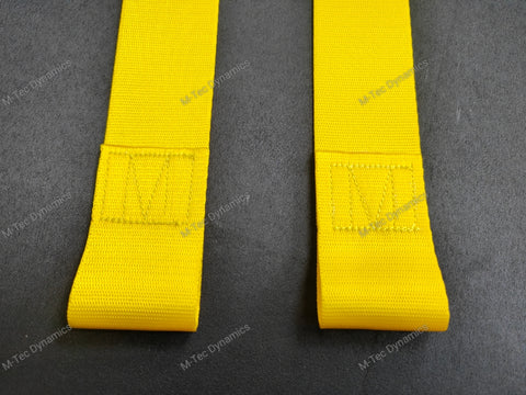 BMW YELLOW SEAT BELT WEBBING - SPEED YELLOW