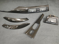 BMW F33 CONVERTIBLE INTERIOR TRIM SET - METALLIC BLACK / BLACK ACCENT