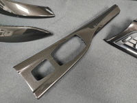 BMW F33 CONVERTIBLE INTERIOR TRIM SET - METALLIC BLACK / BLACK ACCENT