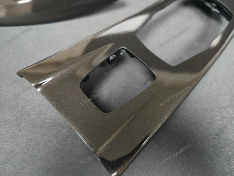 BMW F33 CONVERTIBLE INTERIOR TRIM SET - METALLIC BLACK / BLACK ACCENT