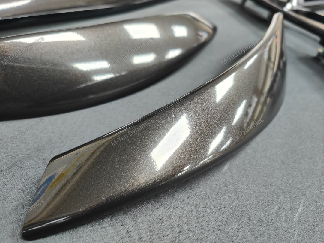 BMW F33 CONVERTIBLE INTERIOR TRIM SET - METALLIC BLACK / BLACK ACCENT