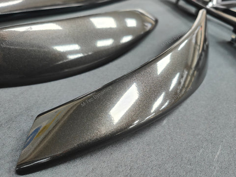 BMW F33 CONVERTIBLE INTERIOR TRIM SET - METALLIC BLACK / BLACK ACCENT